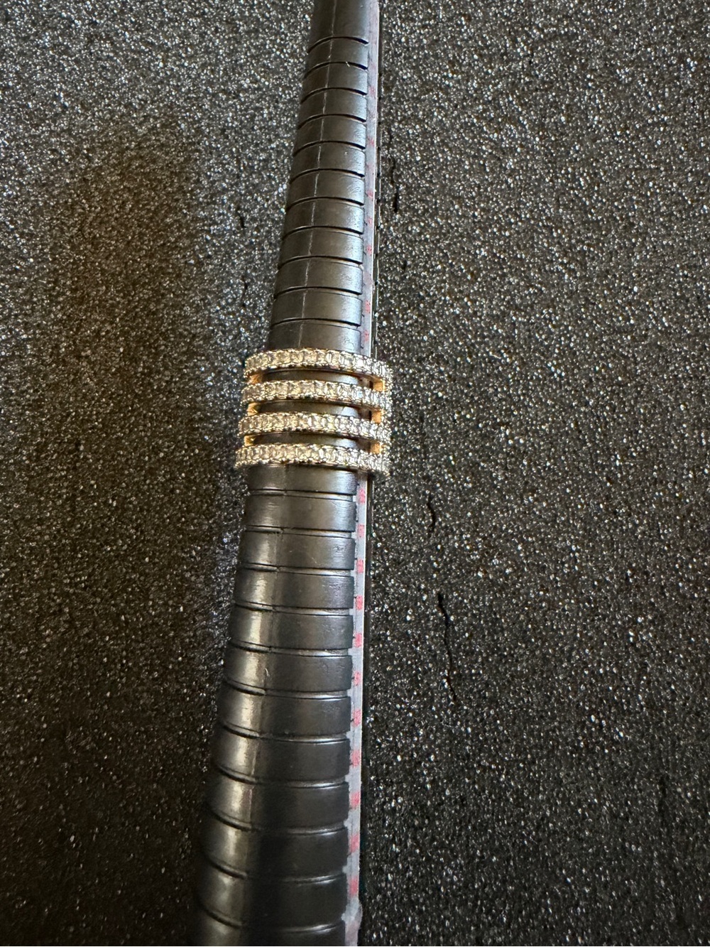 Multi-row Pavé Statement Band Ring - Picture 3 of 9